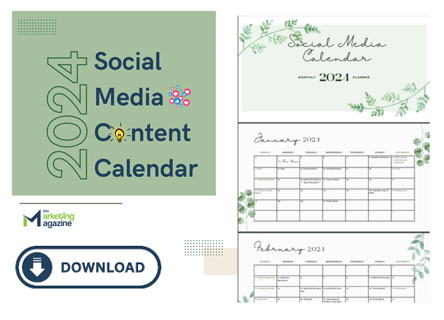 Social Media Content Calendar 2024 Download Now