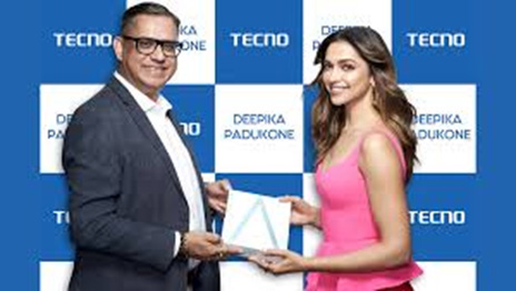 Deepika Padukone as tecno brand ambassador
